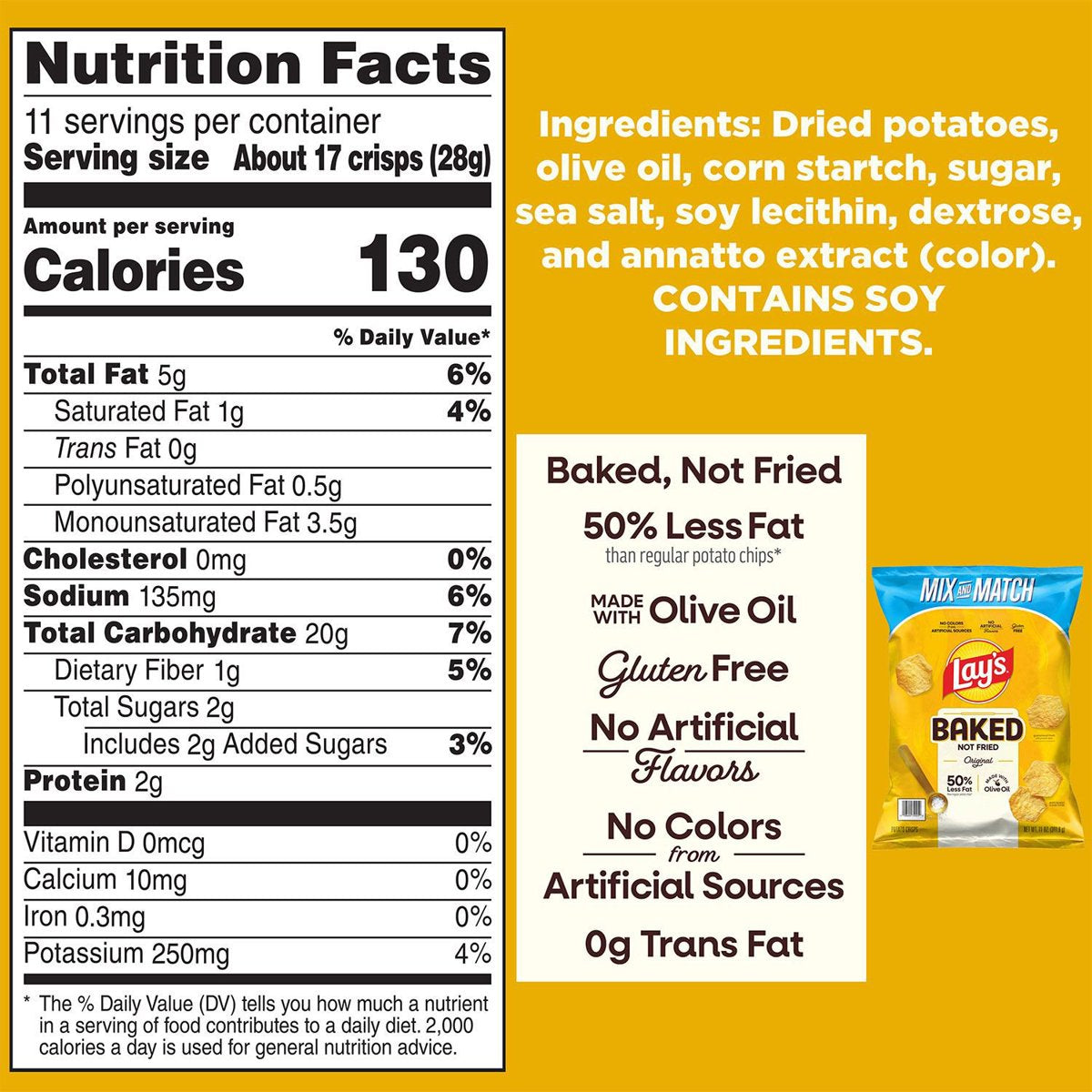 미국직구 Lay's Baked 312g / Lay's Baked Original Potato Chips, 312g 2
