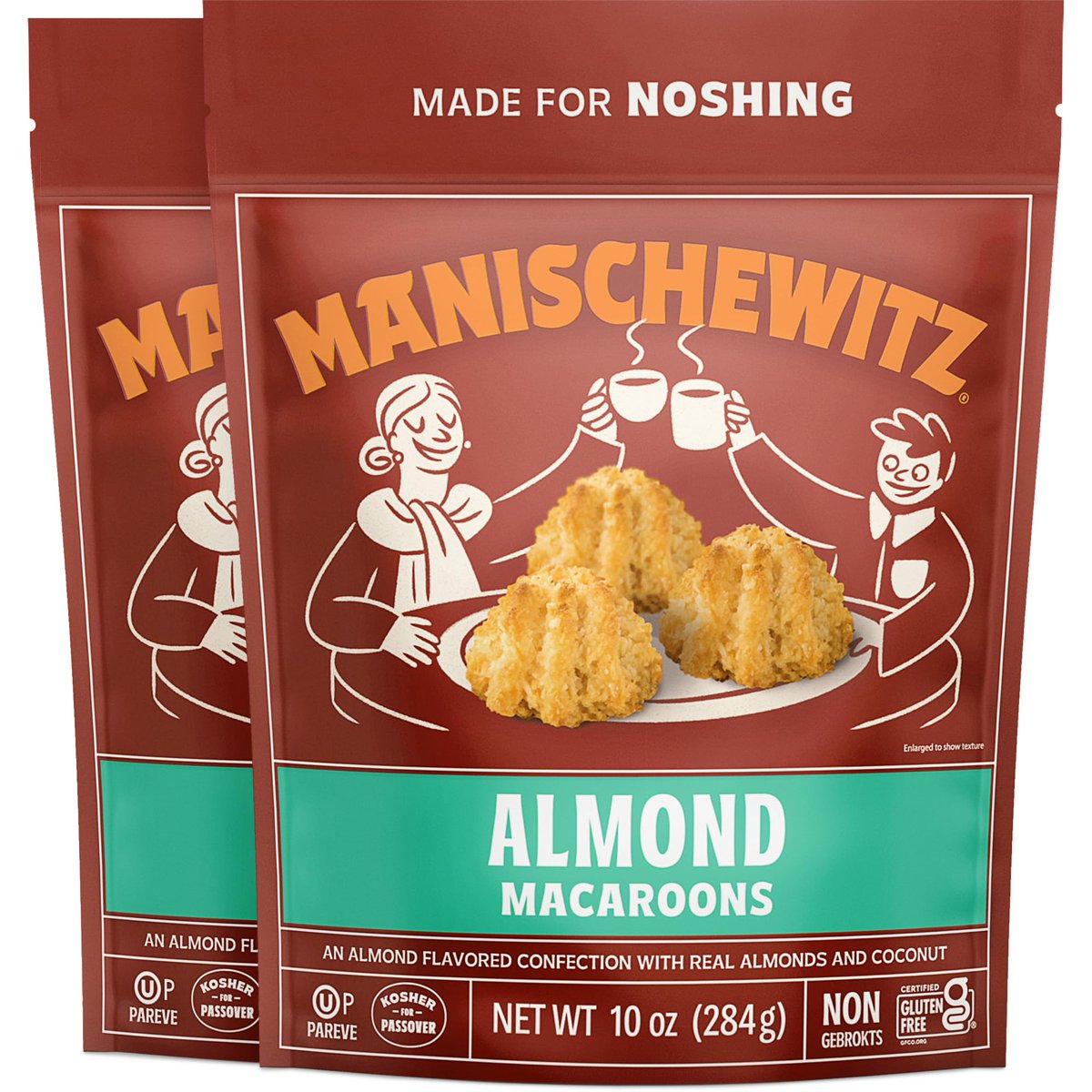 미국직구 3x Manischewitz Almond 견과 283g 2팩 / 3x | Manischewitz Almond Macaroons, 283g (2 Pack) 2