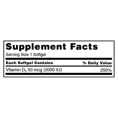 미국직구 커클랜드 영양제 Kirkland Signature Extra Strength D3 50 mcg., 600 Softgels