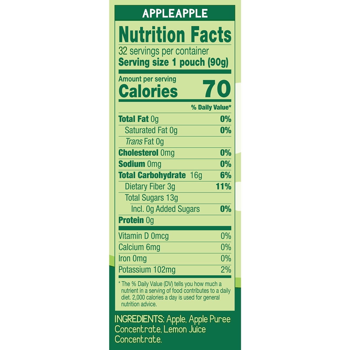 미국직구 GoGo SqueeZ Applesauce 91g 32팩 / GoGo SqueeZ Applesauce Pouches, Apple Apple, 91g, 32 2