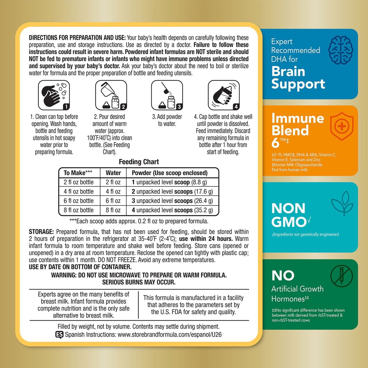 미국직구 멤버스마크 1.4kg / Member's Mark, Infant Premium, Infant Formula, 1.4kg 4