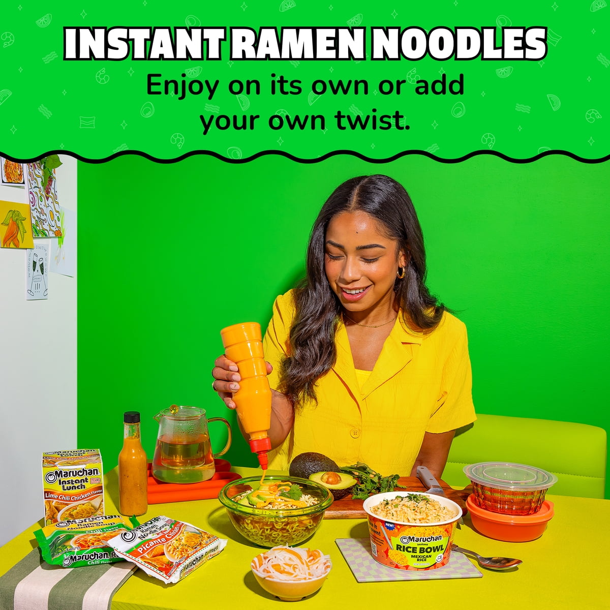 미국직구 Maruchan Ramen Noodle 85g 2팩 / Maruchan Ramen Noodle Soup, Chili Flavor Instant Noodl 3