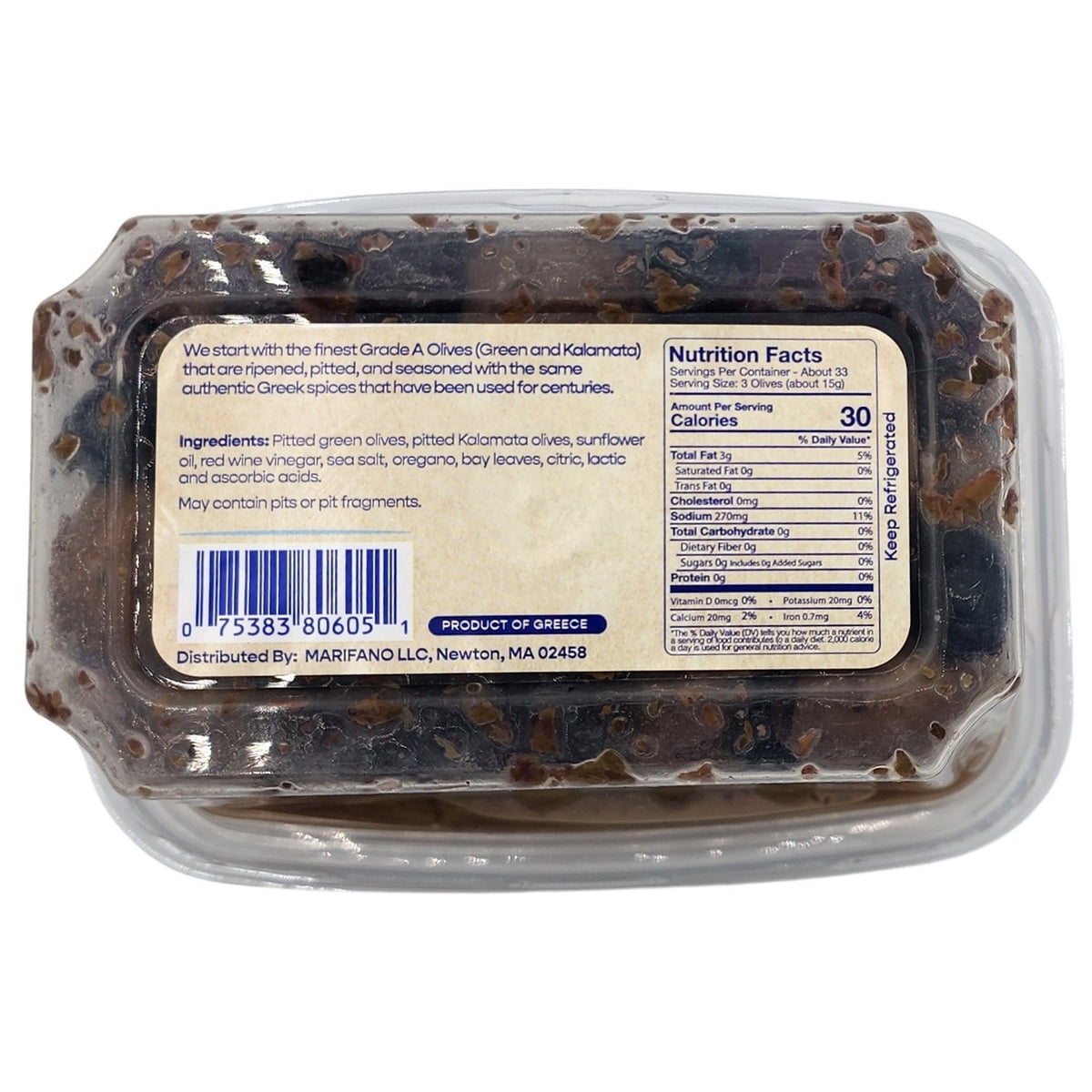 미국직구 Marifano Pitted Greek 500g / Marifano Pitted Greek Olive Medley, 500g 4
