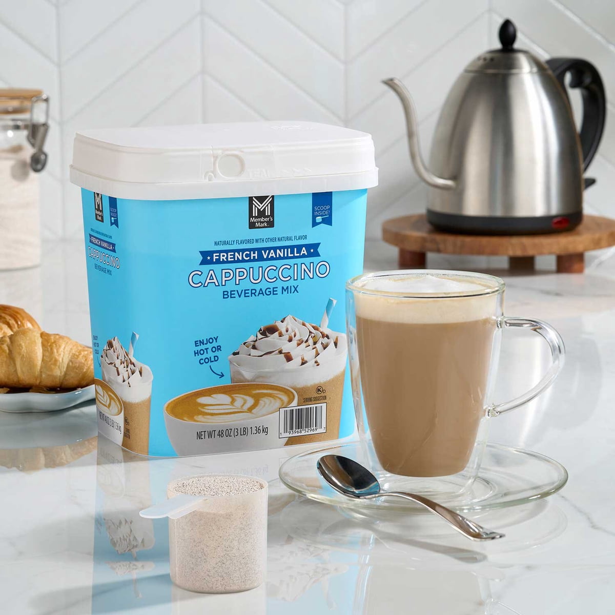 미국직구 멤버스마크 1.4kg / Member's Mark French Vanilla Cappuccino Beverage Mix, 1.4kg 4