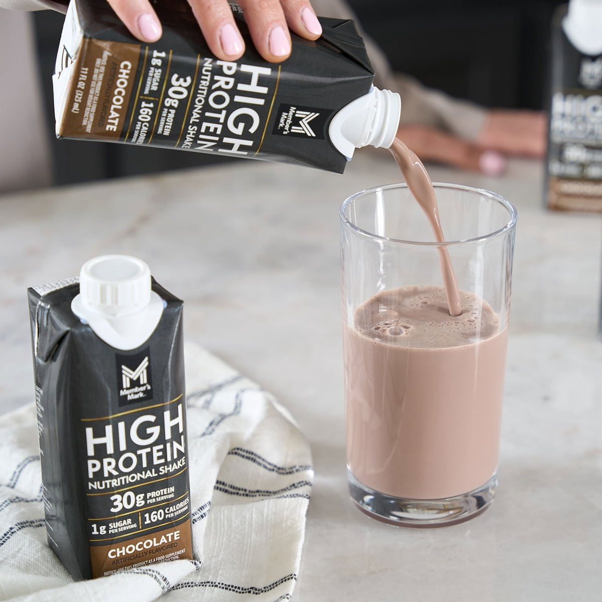 미국직구 멤버스마크 초콜릿 325ml / Member's Mark 30g High Protein Nutritional Shake, Chocolate 325ml,  5