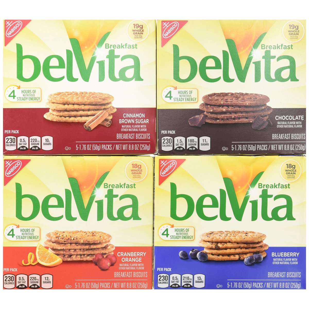 미국직구 3x Belvita Breakfast 초콜릿 249g / 3x | Belvita Breakfast Biscuits Variety Pack - Bluebe 2