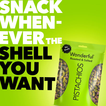 미국직구 원더풀 Pistachios No Shells Roasted & Salted Nuts, 6 Ounce Bag