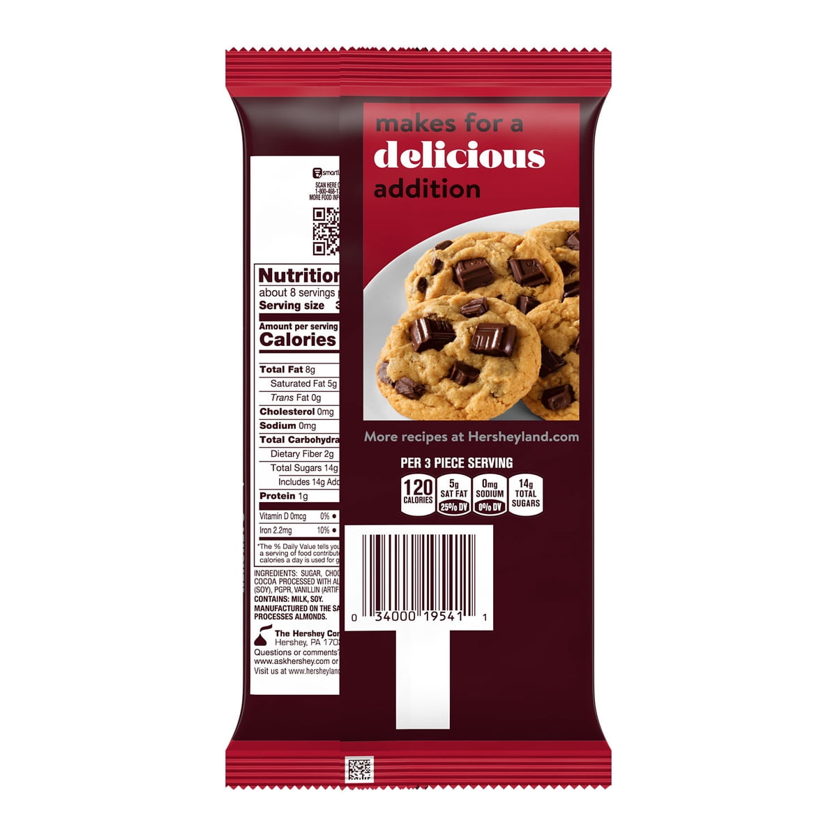 미국직구 Hershey's Special 초콜릿 214g 2팩 / Hershey's Special Dark Mildly Sweet Chocolate Giant C 3
