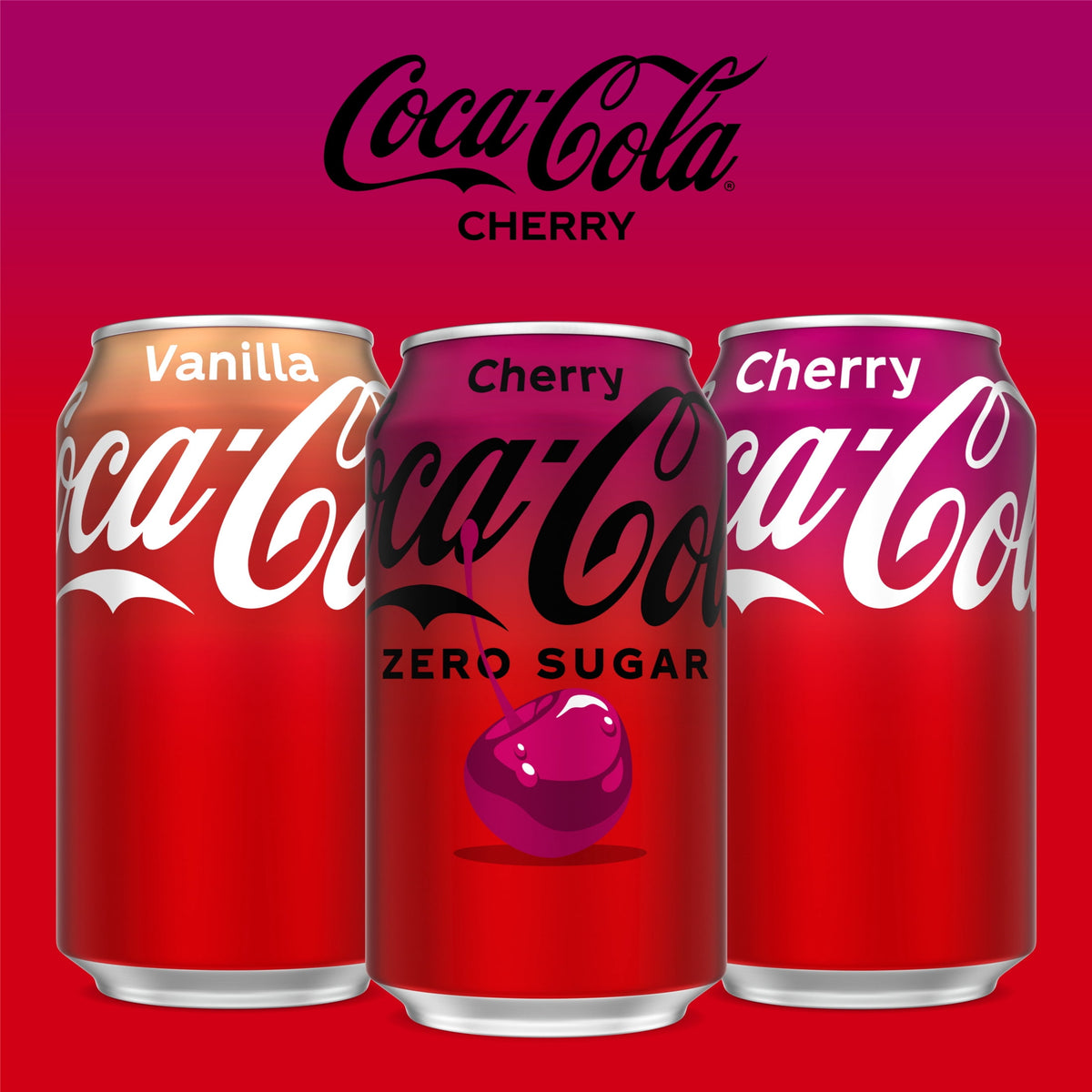 미국직구 코카콜라 Zero Sugar Cherry Soda Pop Fridge Pack Cans, 12 fl oz, 12 Pack