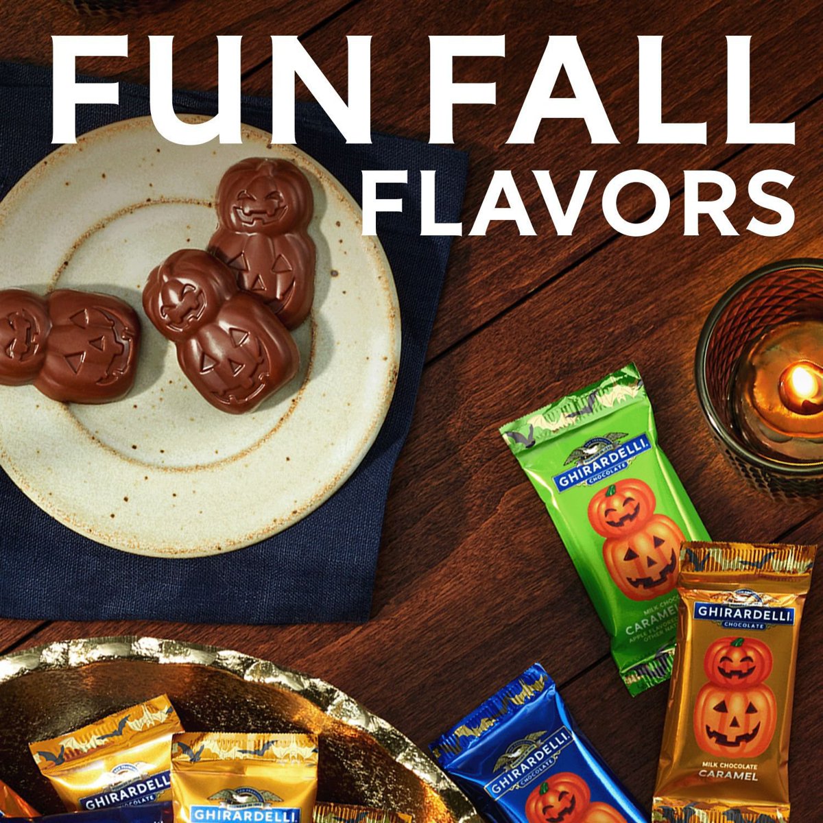 미국직구 Ghirardelli 초콜릿 352g / Ghirardelli Premium Chocolate Jack O' Lantern Shaped Chocolate 6