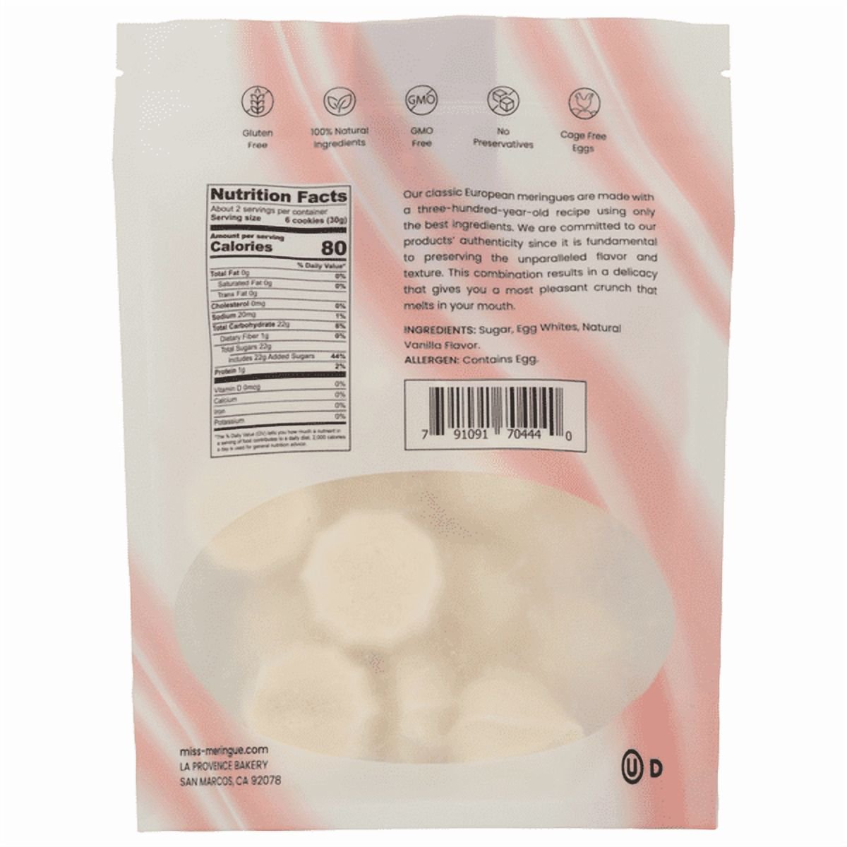 미국직구 라메르 71g 18팩 / (Pack of 18) Miss Meringue Vanilla Meringue 71g 3