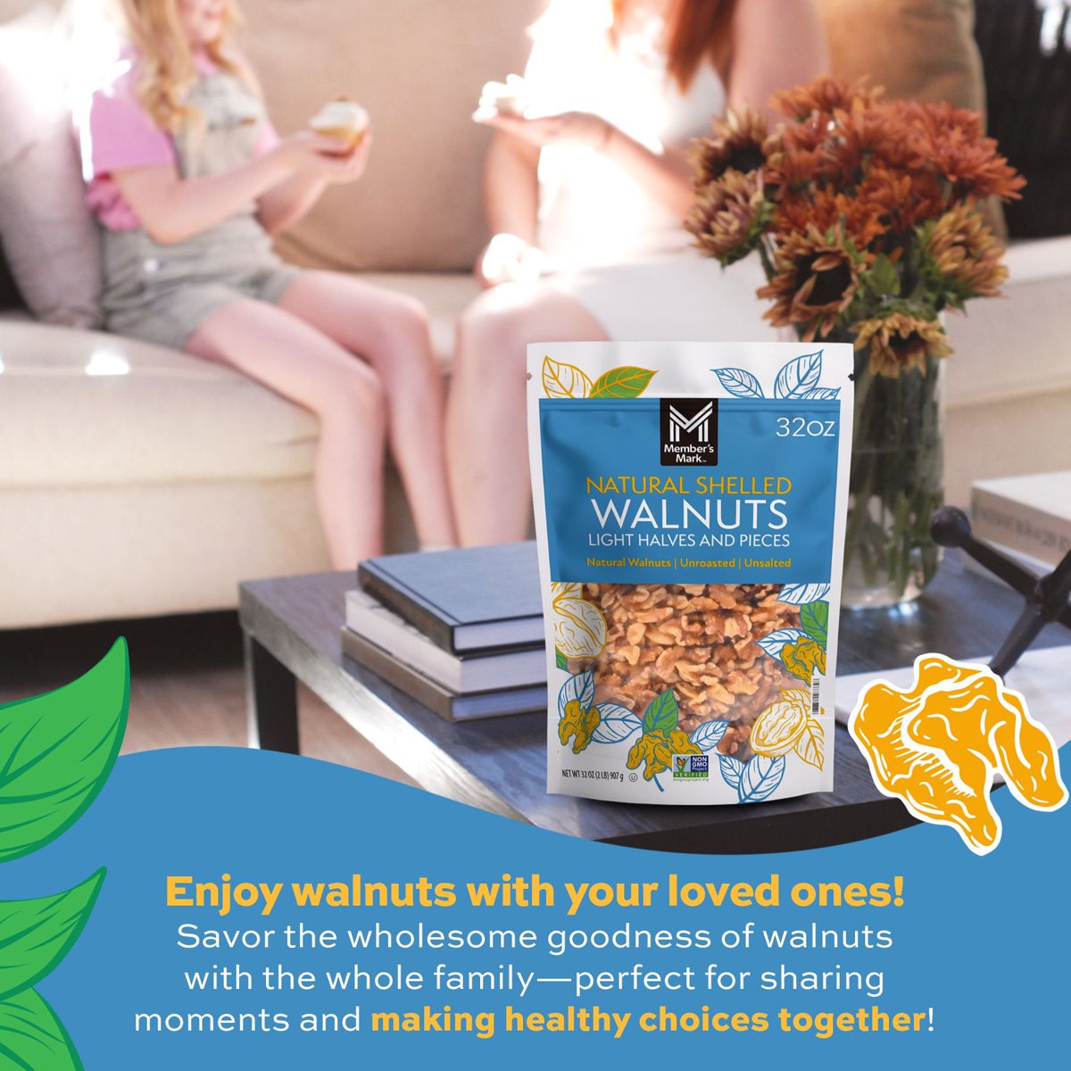 미국직구 멤버스마크 견과 907g / Member's Mark Natural Shelled Walnuts, 907g 6