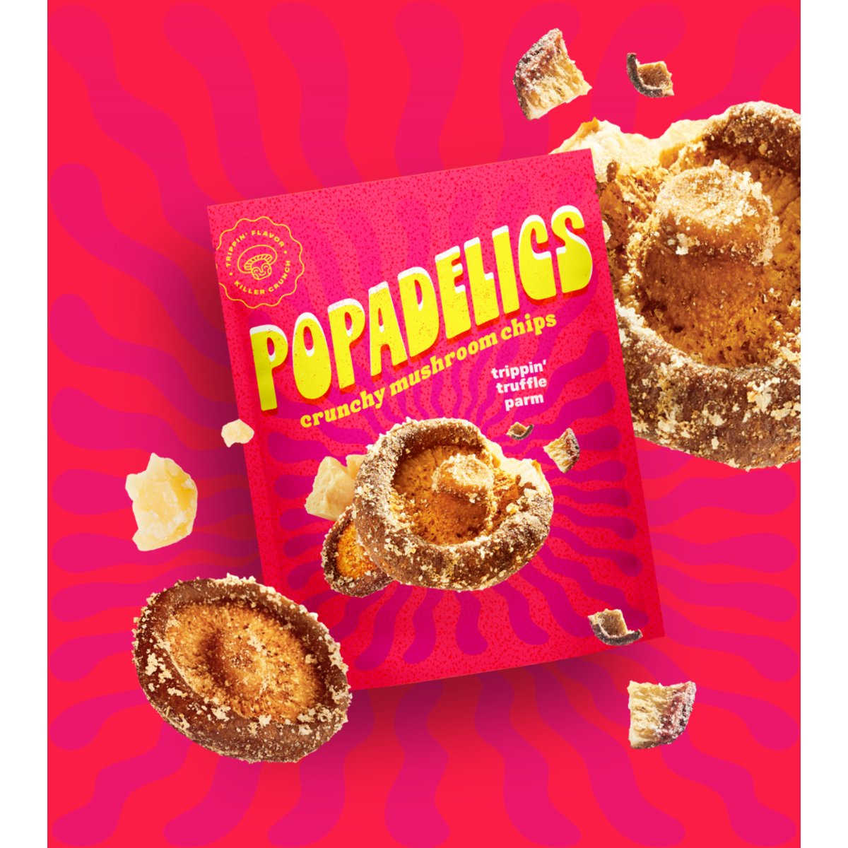 미국직구 Popadelics Crunchy Mushroom 초콜릿 / Popadelics Crunchy Mushroom Chips Trippin' Truffle  2