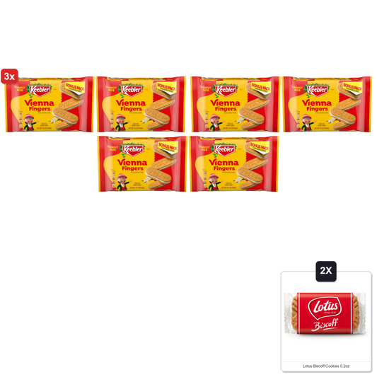 미국직구 3x Keebler Vienna 과자 462g 2팩 / 3x | Keebler Vienna Fingers, Sandwich Cookies With Crme Filling, 1