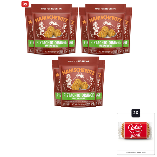 미국직구 3x Manischewitz Pistachio 견과 283g 3팩 / 3x | Manischewitz Pistachio Orange Macaroons, 283g (3 Pa 1
