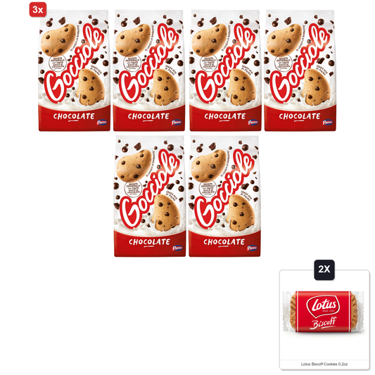 미국직구 3x Pavesi Gocciole 초콜릿 500g 2팩 / 3x | Pavesi Gocciole 500g (500G) Authentic Italian Chocolate C 1