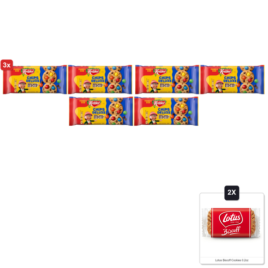 미국직구 3x Keebler Chips 초콜릿 414g 2팩 / 3x | Keebler Chips Deluxe Cookies Rainbow With M&Ms Chocolate Ca 1