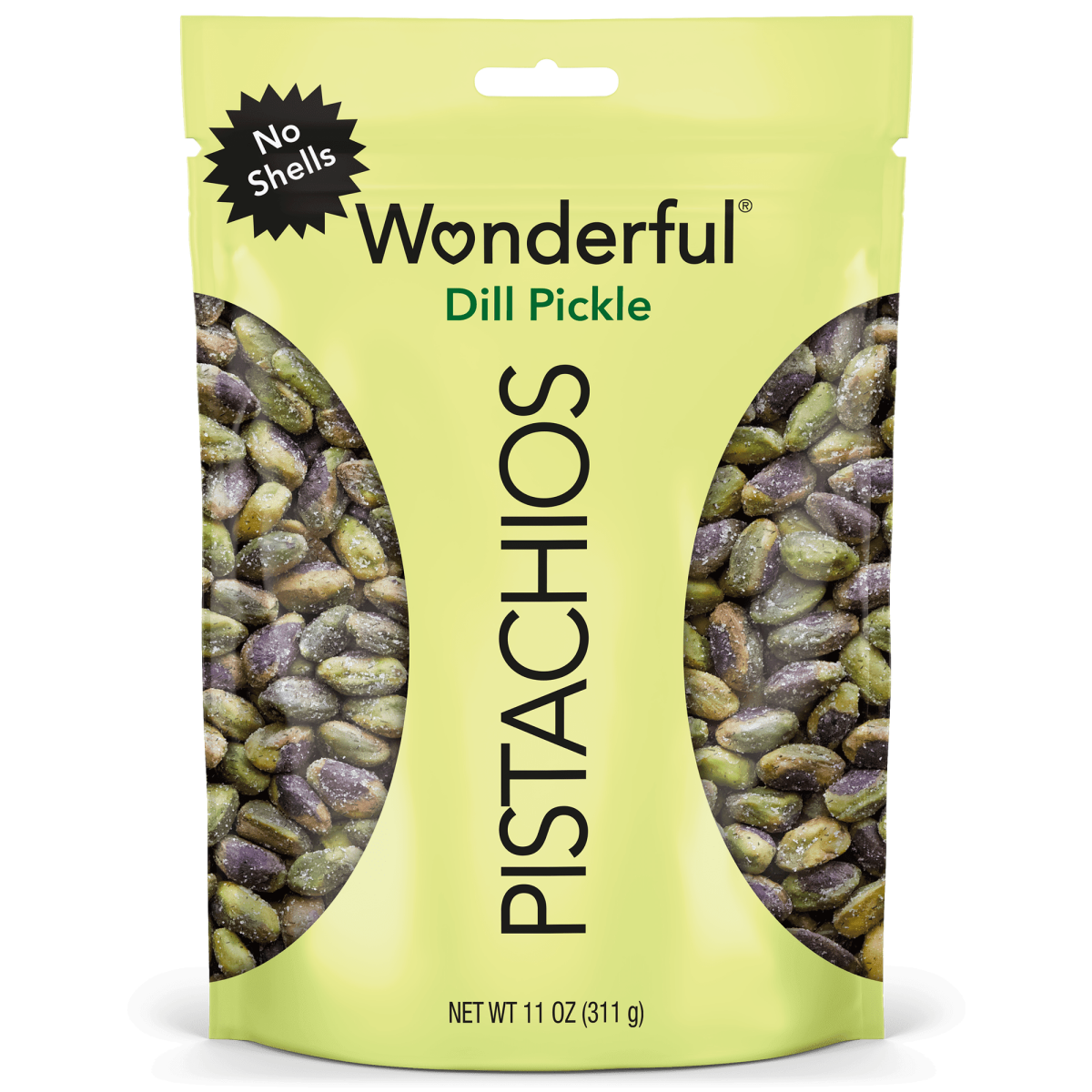 미국직구 4 Pack 견과 4팩 / 4 Pack - Wonderful Pistachios No Shells Dill Pickle Nuts, 11 Ounce Bag 1