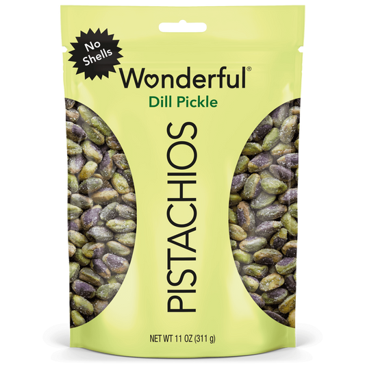 미국직구 4 Pack 견과 4팩 / 4 Pack - Wonderful Pistachios No Shells Dill Pickle Nuts, 11 Ounce Bag 1