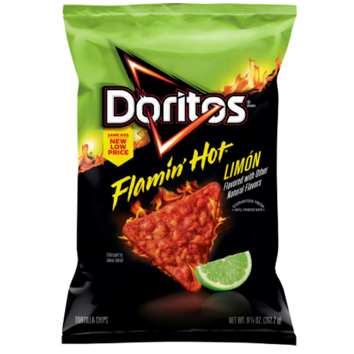 미국직구 4 pack 262g 4팩 / 4 pack - Doritos Flamin' Hot Limon Flavored Tortilla Chips, 262g Bag 1