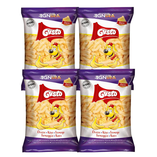 미국직구 4팩 / (4 pack) Gusto Cheese Puffs Snack from IGNIRA, Baked Cheese Puff Treat 1