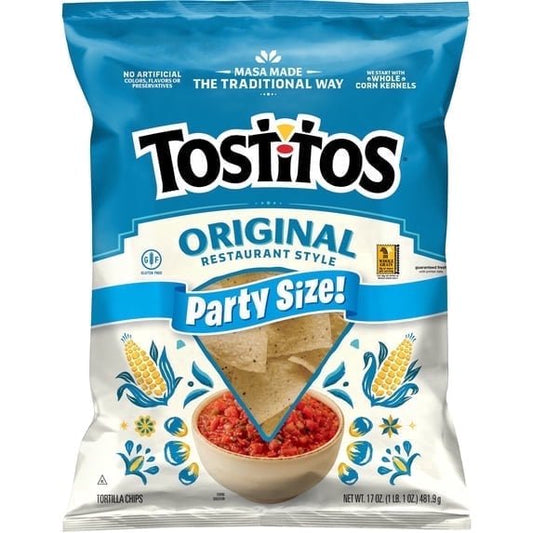 미국직구 4 pack Tostitos 482g 4팩 / 4 pack Tostitos Restaurant Style Original Tortilla Chips, 482g Party  1