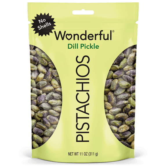 미국직구 4 Pack 견과 4팩 / 4 Pack - Wonderful Pistachios No Shells Dill Pickle Nuts, 11 Ounce Bag 1