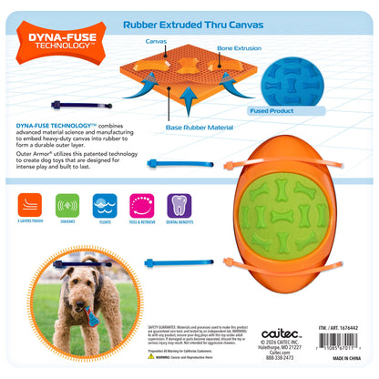 미국직구 강아지 장난감 Herodog Outer Armor Durable Dog Toys, 3-pack