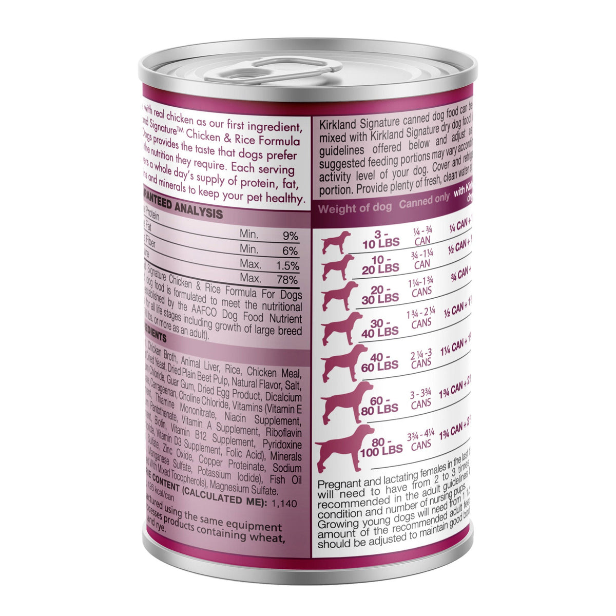 미국직구 커클랜드 강아지 사료 Kirkland Signature Canned Dog Food, 13.2 oz, 24-count