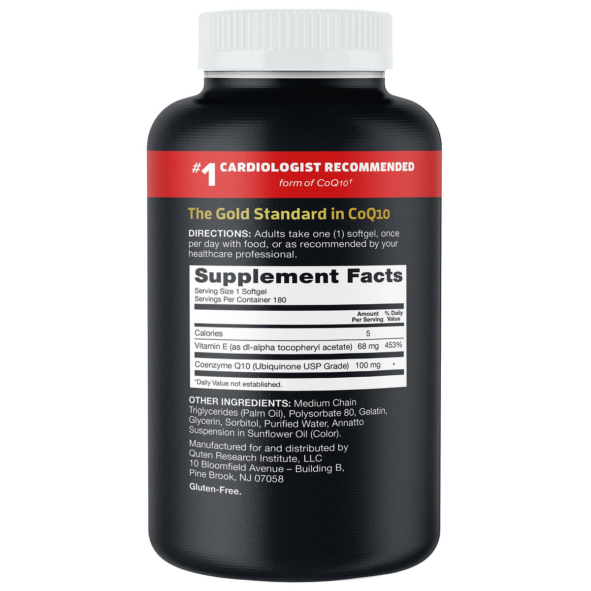 미국직구 큐놀 코큐텐 Qunol Ultra CoQ10 100 mg., 180 Softgels