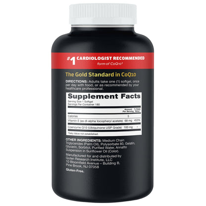 미국직구 큐놀 코큐텐 Qunol Ultra CoQ10 100 mg., 180 Softgels