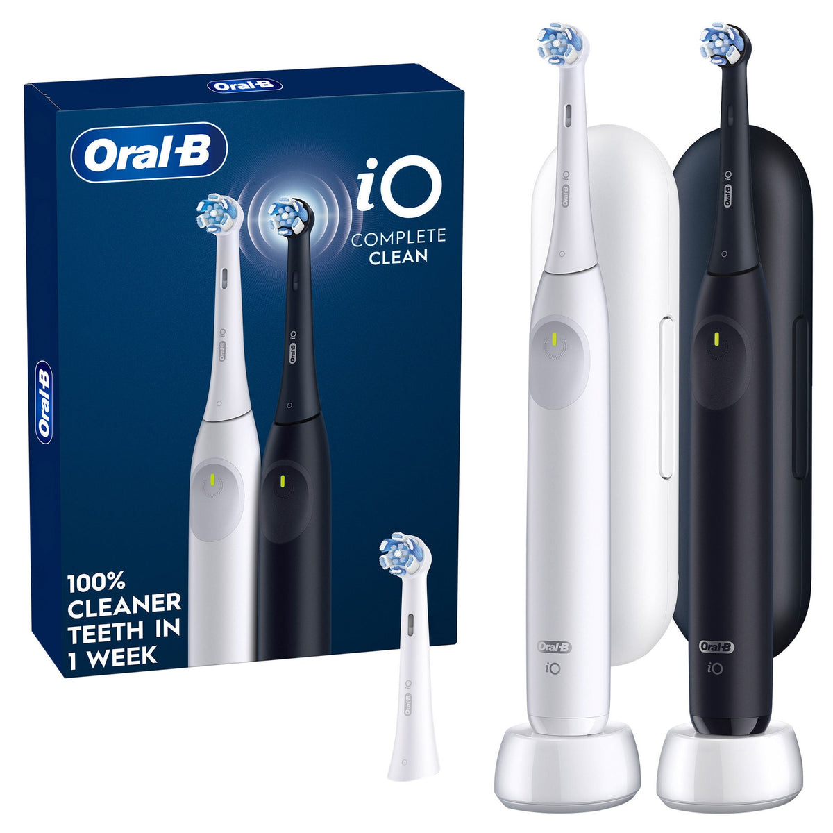 미국직구 오랄비 전동칫솔 Oral-B iO Series 2 Complete Clean Rechargeable Electric Toothbrush, 2-pack