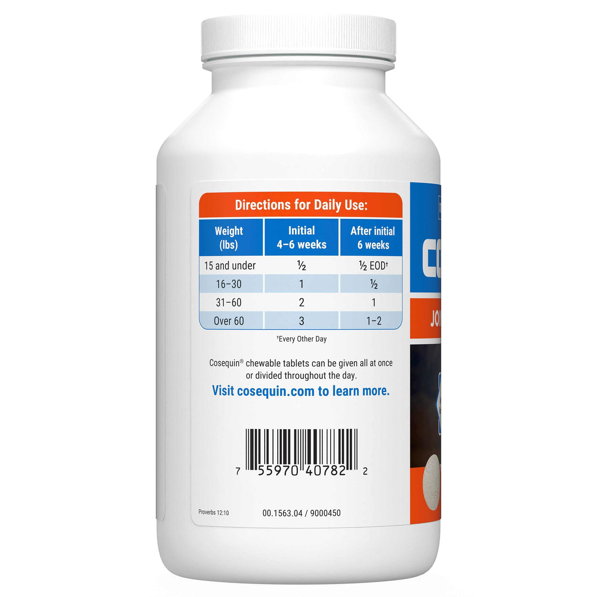 미국직구 펫용품 Nutramax Cosequin Joint Health Supplement Plus MSM and HA, 180ct Tablets, 2-pack