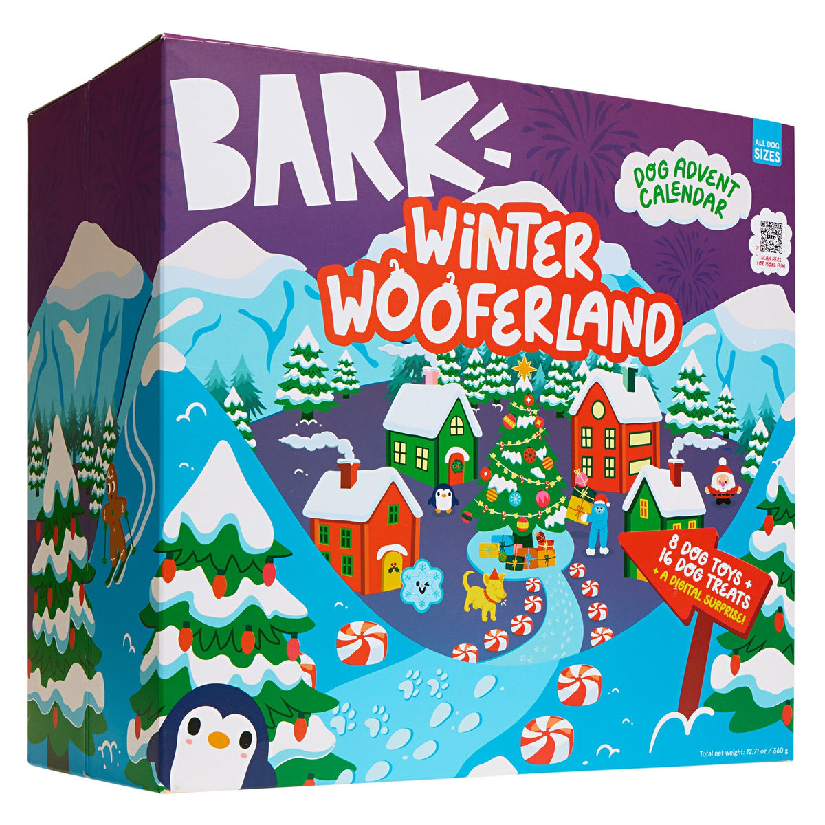 미국직구 바크 강아지 장난감 BARK Winter Wooferland Toy and Treat Dog Advent Calendar