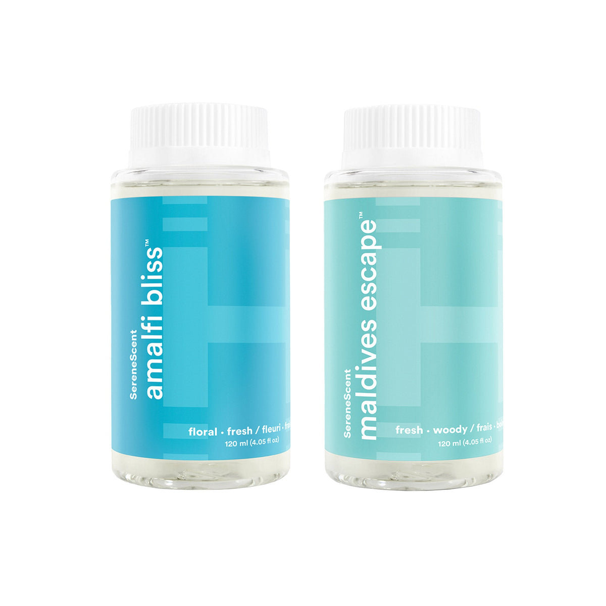 미국직구 Homedics SereneScent Diffuser 2팩 / Homedics SereneScent Diffuser Oil Value Bundle, 2- 2
