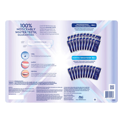 미국직구 크레스트 치아미백 스트립 Crest 3D Whitestrips 20 Professional Treatments with 10 Bonus Brightening Treatments