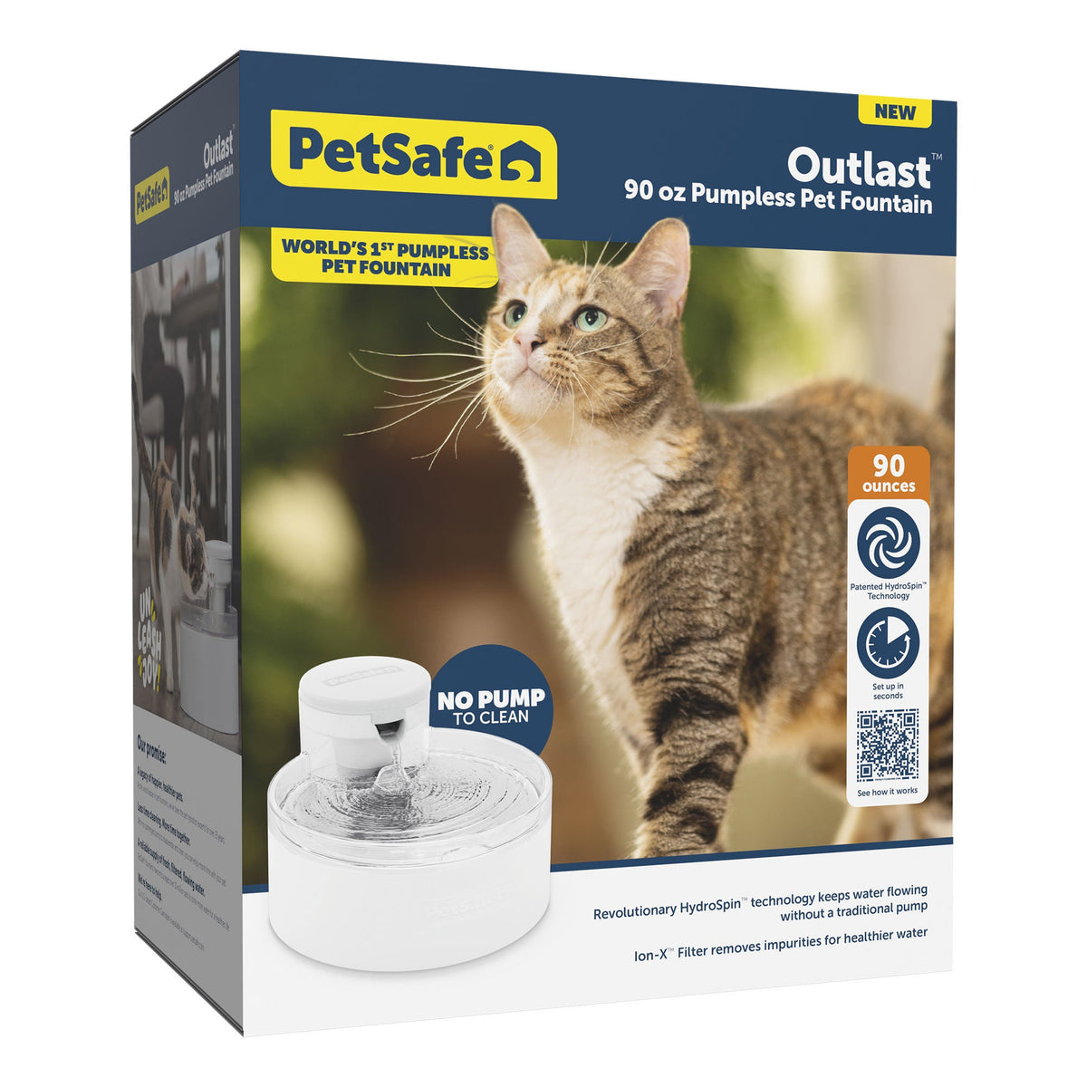 미국직구 펫용품 PetSafe Outlast 90 oz Cat Water Fountain, Bundle