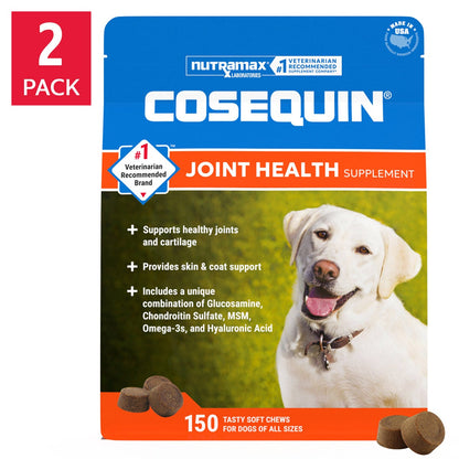 미국직구 펫용품 Nutramax Cosequin Joint Health Supplement, 150 count, 2-pack