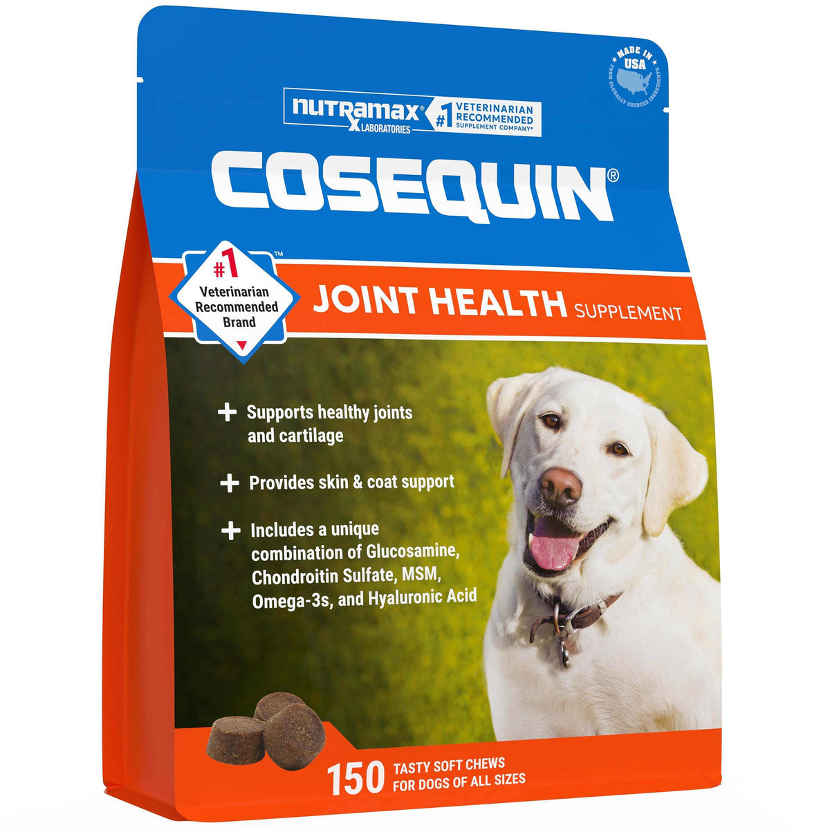 미국직구 펫용품 Nutramax Cosequin Joint Health Supplement, 150 count, 2-pack