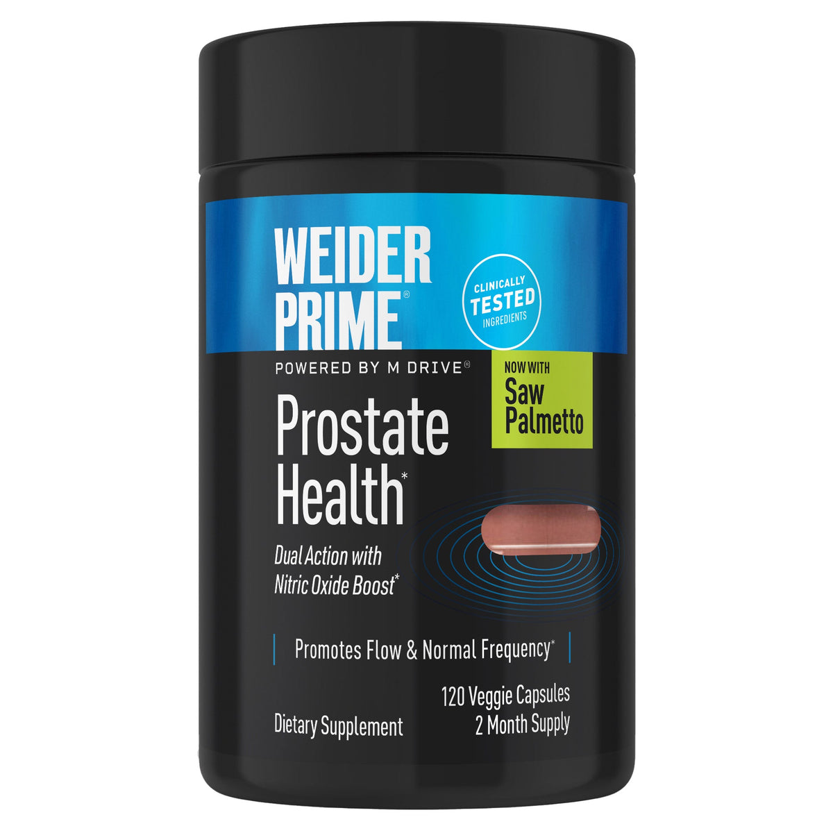 미국직구 영양제 Weider Prime Prostate Health with Saw Palmetto, 120 Veggie Capsules