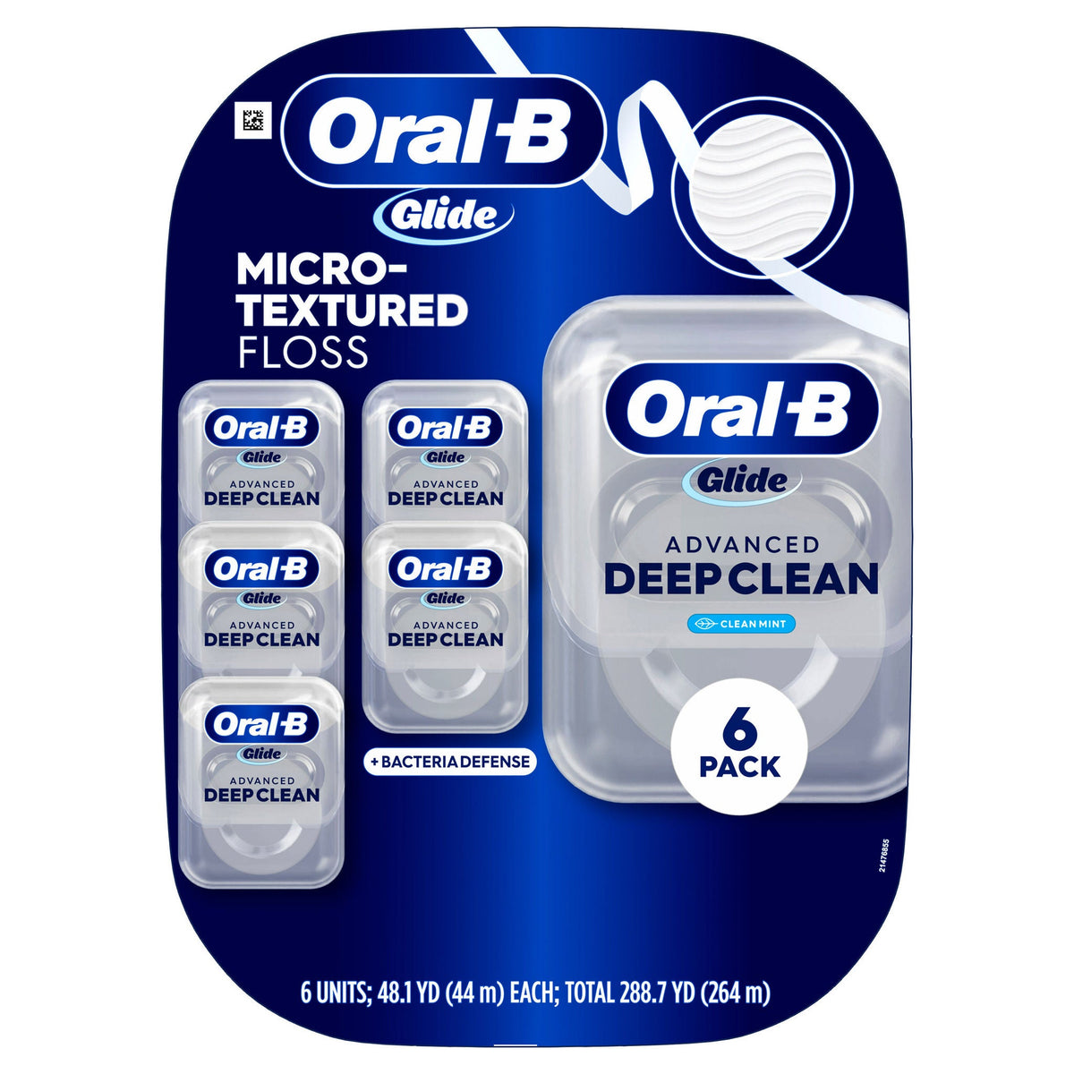 미국직구 오랄비 치실 Oral-B Glide Advanced Deep Clean Floss, 6-pack