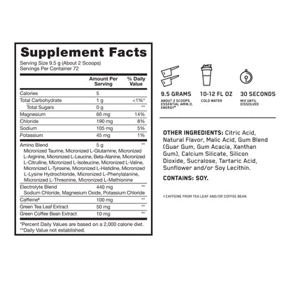미국직구 옵티멈뉴트리션 아미노 에너지 Optimum Nutrition Essential Amino Energy + Electrolytes, Sun Kissed Citrus, 1.5 lbs