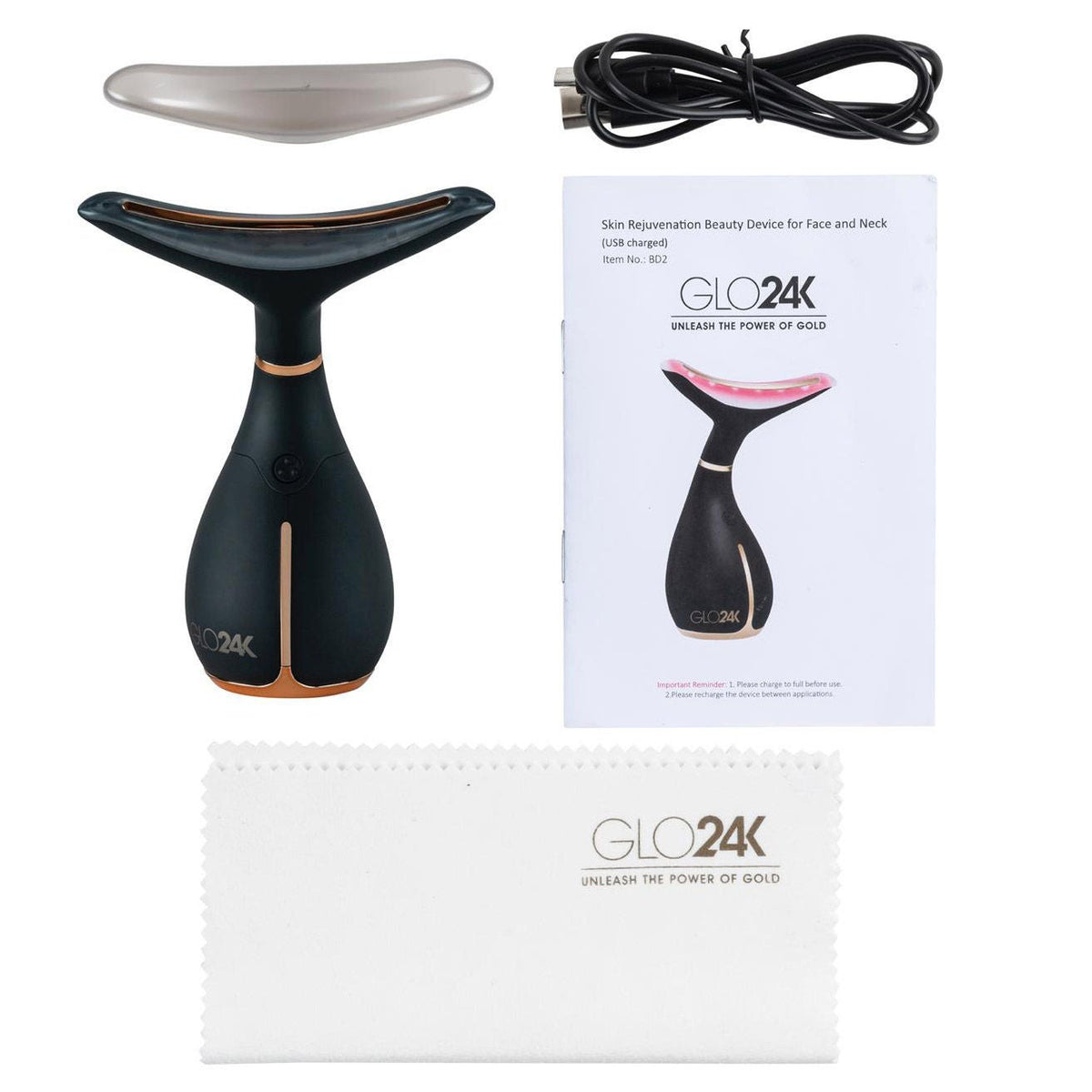 미국직구 GLO24k Skin Rejuvenation 50ml / GLO24k Skin Rejuvenation Device for Face & Neck + 50m 2