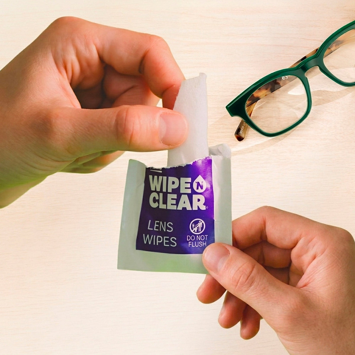미국직구 생활건강 Flents Wipe 'N Clear Lens Wipes, 4 Boxes, 75 Wipes Each