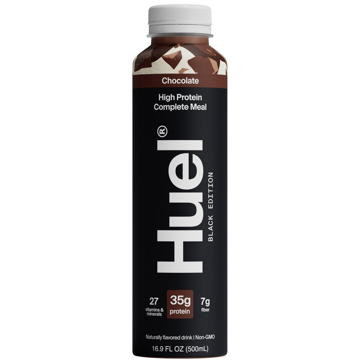 미국직구 휴엘 단백질 쉐이크 음료 초콜릿 Huel Black Edition High-Protein Chocolate Meal Replacement Drink, 16.9 fl oz, 12-pack
