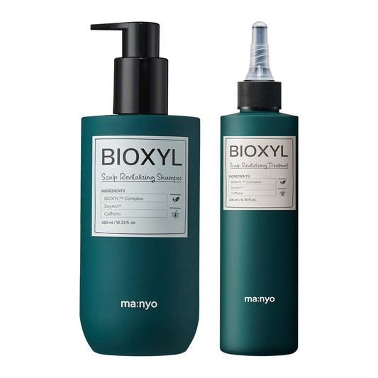 미국직구 ma nyo BIOXYL 샴푸 480ml / ma:nyo BIOXYL Scalp Revitalizing Shampoo 480ml, & Treatment 200ml 1