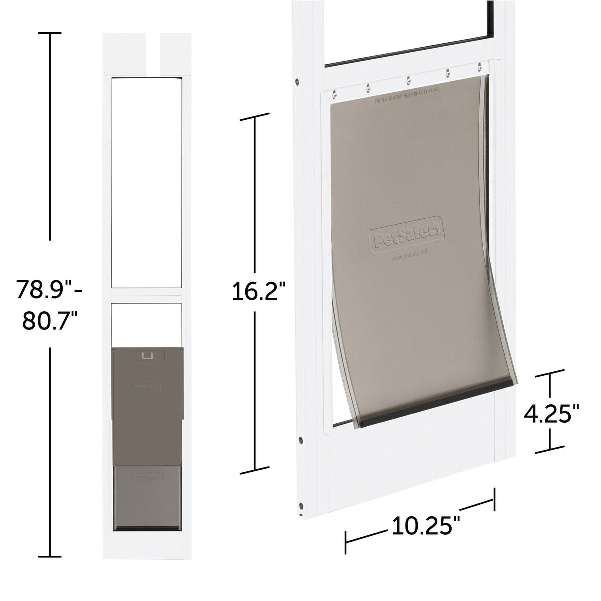 미국직구 펫용품 PetSafe Sliding Glass Pet Door, 2-Piece, Large