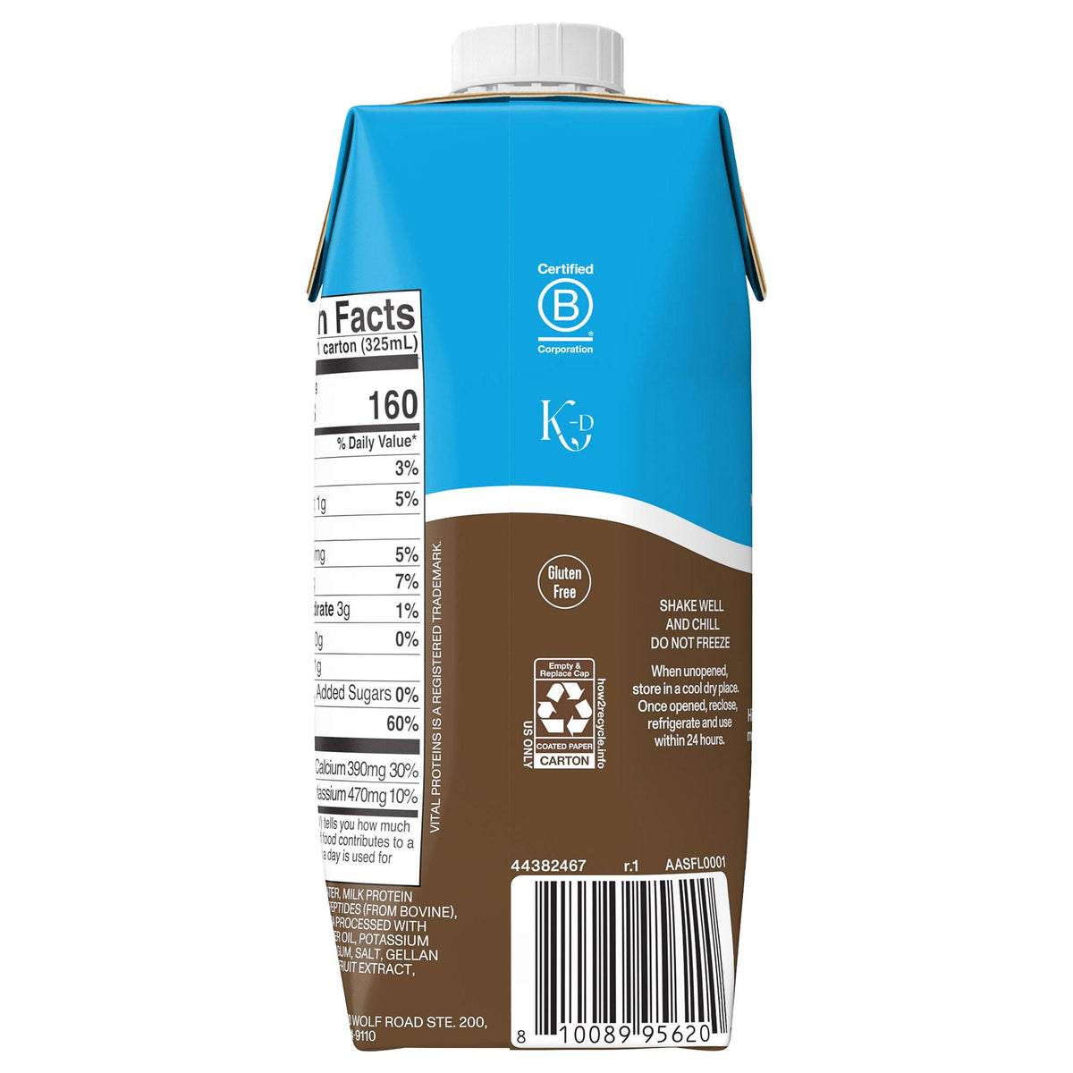 미국직구 바이탈프로틴 단백질 쉐이크 음료 초콜릿 Vital Proteins 10g Collagen and 30g Total Protein Shake, Chocolate, 11 fl oz, 18-pack