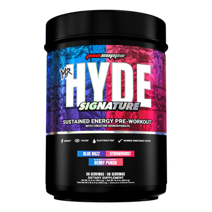 미국직구 미스터하이드 프리워크아웃 부스터 Mr. Hyde Signature Pre-Workout Multi-flavor with Creatine, 72 Servings