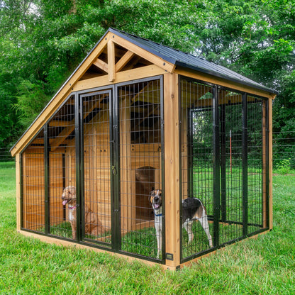 미국직구 켄넬·이동장 Backyard Discovery 7' x 5' Canine Cabin Outdoor Dog Kennel
